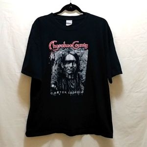 Cherokee County Mothers' Day Pow Wow Canton Georgia Tee Shirt XL